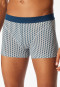 Shorts Organic Cotton patterned silver - Comfort Fit