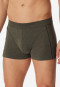 Shorts organic cotton piping heather green - Comfort Fit