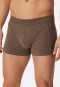 Short biologisch katoen biezen taupe-gemêleerd - Comfort Fit