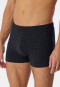 Boxer briefs checked black - Cotton Casuals