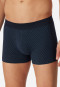 Shorts stretch biologisch katoen met patroon nachtblauw - 95/5
