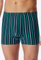 Shorts tiefseegrün gestreift - 95/5