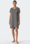 Sleepshirt kurzarm Print jade - Essential Nightwear