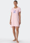 Chemise de nuit manches courtes imprimé rose tendre - Essential Nightwear