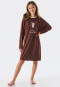 Sleepshirt langarm Organic Cotton Hund braun - Teens Nightwear