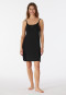 Chemise de nuit modal bretelles spaghetti, dentelle noir - Sensual Premium