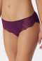 Panty lace plum - Modal & Lace