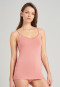 Spaghettitop modal kant terracotta - Feminine Lace