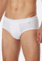 Sport briefs with fly white - Long Life Cotton