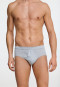 Sportslip met voorsluiting 2-pack grijsmelange - Authentic