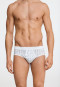 2-pack sport brief with fly, white checked -- Essentials