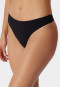 Thong microfiber black - Invisible Soft