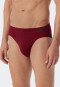 Confezione da 2 slip supermini in Tactel® con fantasia in tinta unita, blu scuro/rosso - selected! premium inspiration