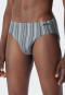 Slip supermini coton bio rayé multicolore - Fashion Daywear