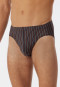 Slip supermini coton bio rayures multicolore  95/5