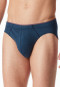 Supermini briefs Organic Cotton patterned blue - 95/5