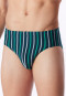 Slip supermini a strisce verde mare profondo - 95/5