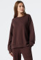 Trui lange mouwen aubergine - Revival Lena