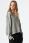 Maglia a maniche lunghe color grigio screziato - Revival Lena