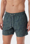 Pantaloncini da nuoto con fantasia di colore verde oliva - Wave Nature