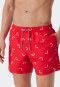 Swimshorts Webware Fische rot gemustert - Waterworld