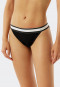 Slip Tai foderato per bikini con elastico in vita, nero - California Dream