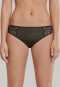 Tai-Slip Micro Spitze oliv - Sustainable Lace