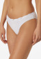 Slip Tai di colore bianco decorati con pizzo - Pure Cotton