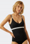 Tankini top removable soft cups adjustable straps black - California Dream