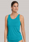 Tank Top 2-pack turquoise/zwart - Active Mesh Light