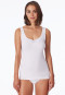 2-pack strap tops with embroidery, white - Cotton Essentials