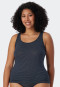 Tank tops 2-pack midnight blue ringed - Modal Essentials