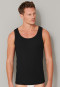 Undershirt double rib organic cotton black - Retro Rib