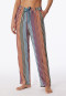 Pantalon tissé long viscose rayures multicolore - Mix+Relax