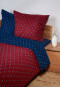 Reversible bed linen 2 piece flannelette multicolored - SCHIESSER Home