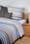 Parure de lit réversible 2-pièces flanelle castor multicolore imprimé - SCHIESSER Home