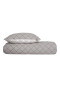 Reversible 2-piece bed linen set renforcé gray patterned - SCHIESSER Home