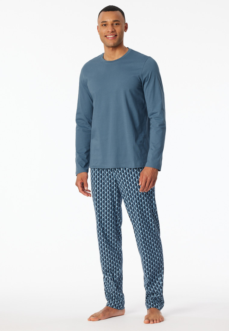 Schlafanzug lang atlantikblau - Casual Essentials
