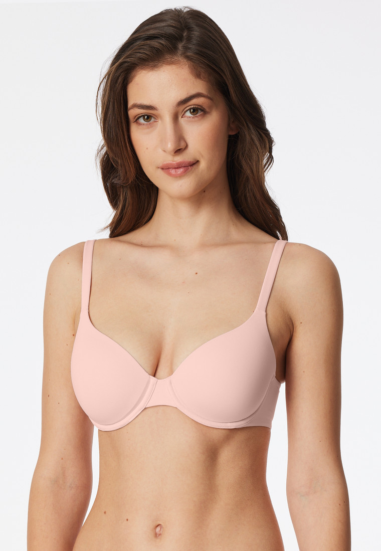 Schalen-BH mit Bügel und gleitenden Cups pearl - Unique Micro