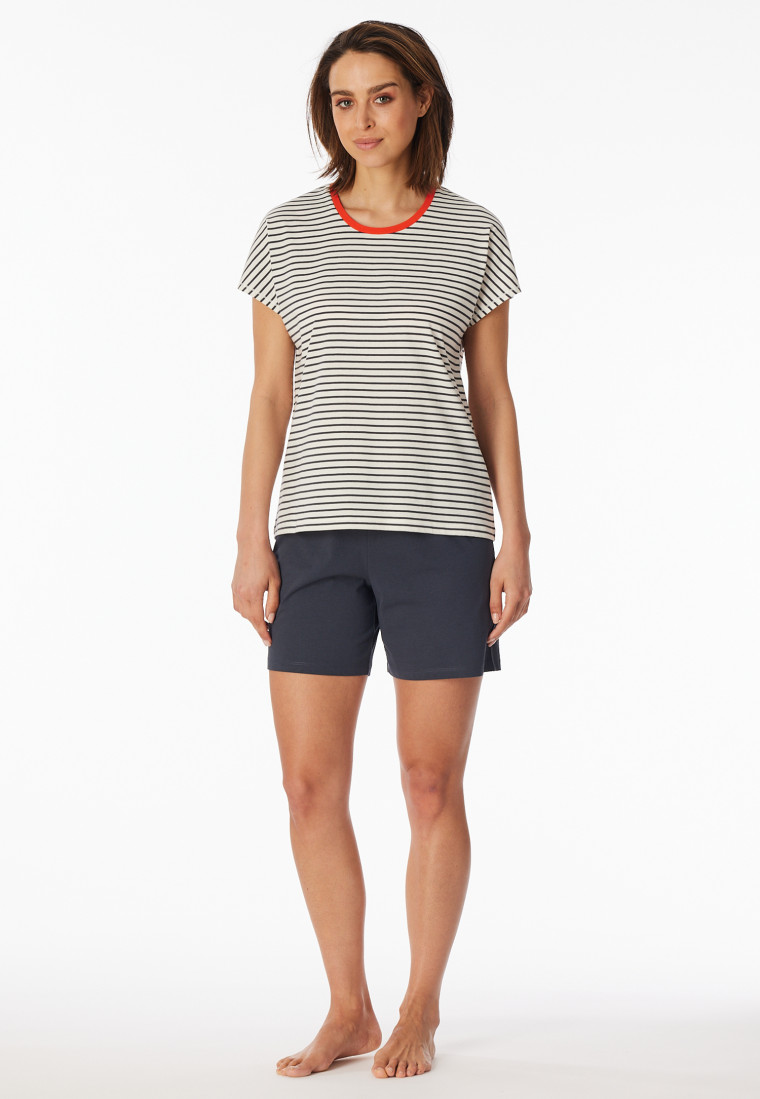 Schlafanzug kurz off-white - Casual Essentials