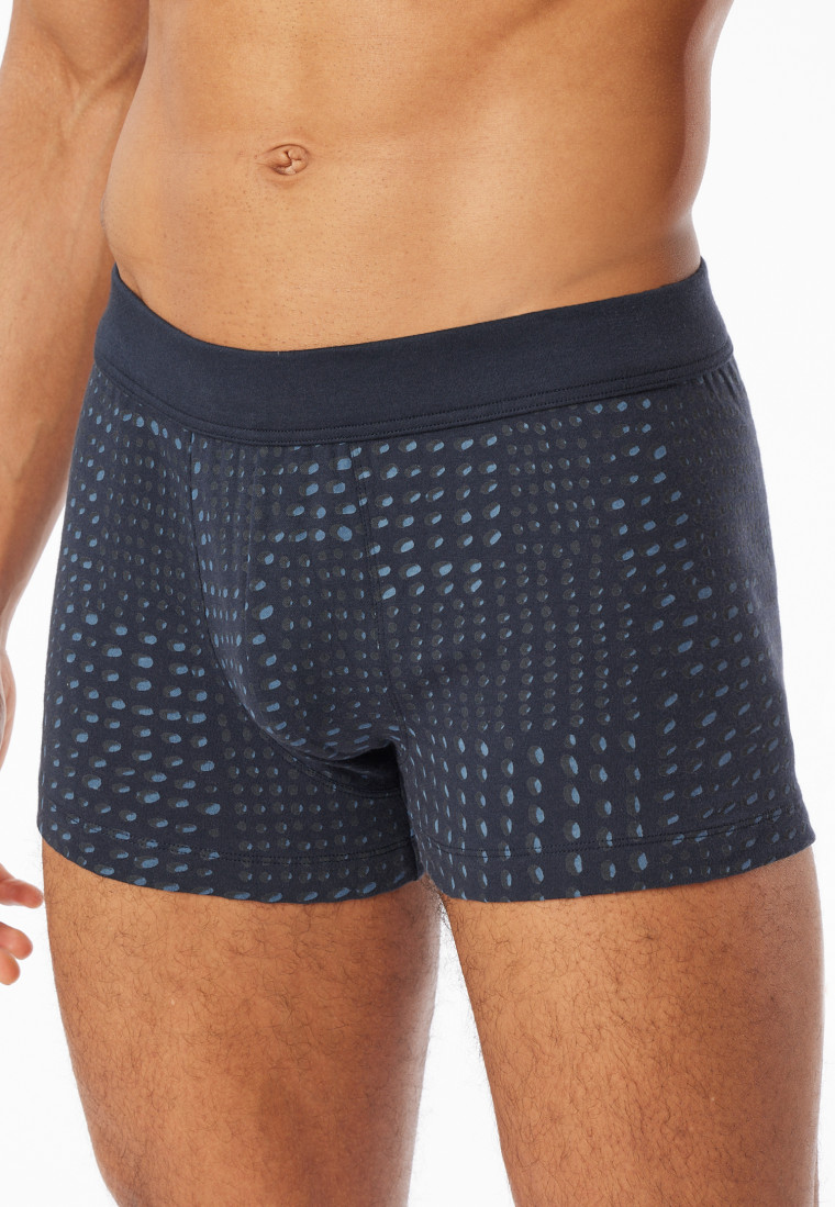 Short grafiet patroon - Fine Interlock