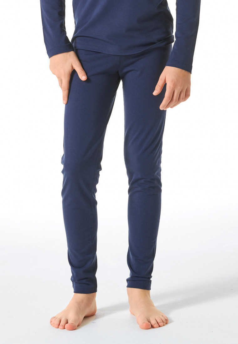 Broek lengte unisex warmend donkerblauw - Thermo