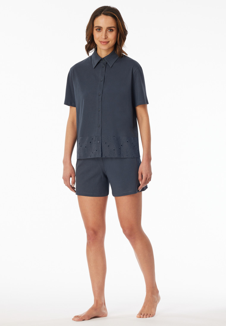 Pyjama korte grafiet - Casual Nightwear
