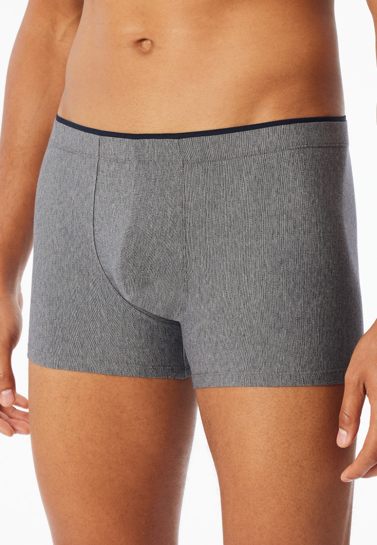 Short nachtblauw gestreept - Premium Jacquard