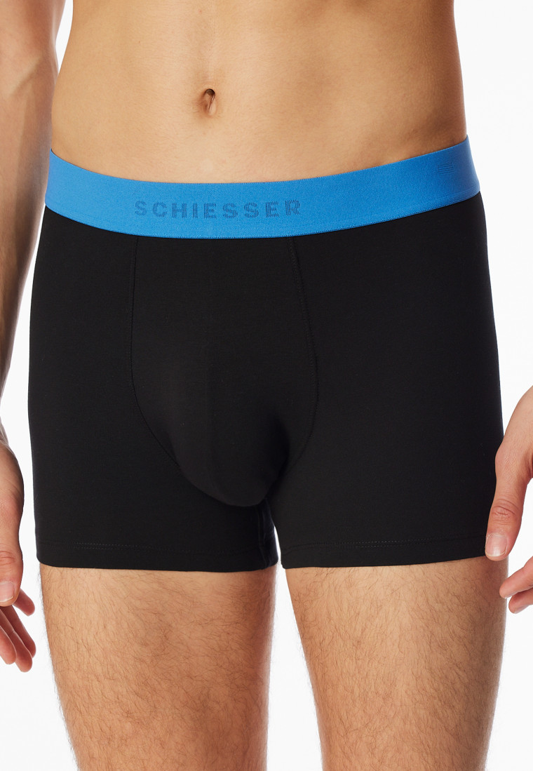 Shorts 5er-Pack Organic Cotton Webgummibund schwarz - 95/5