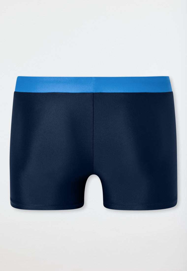 Costume da bagno riciclato LSF40+ scuola sport blu - AQUA Teen Boys