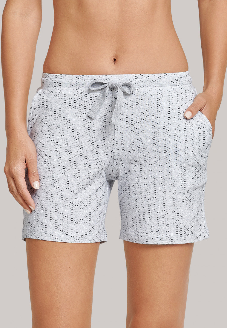 Bermuda shorts with heather gray print - Mix & Relax