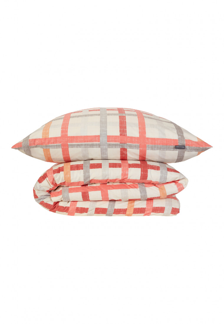 Bedding 2-piece checks multicolored - Renforcé
