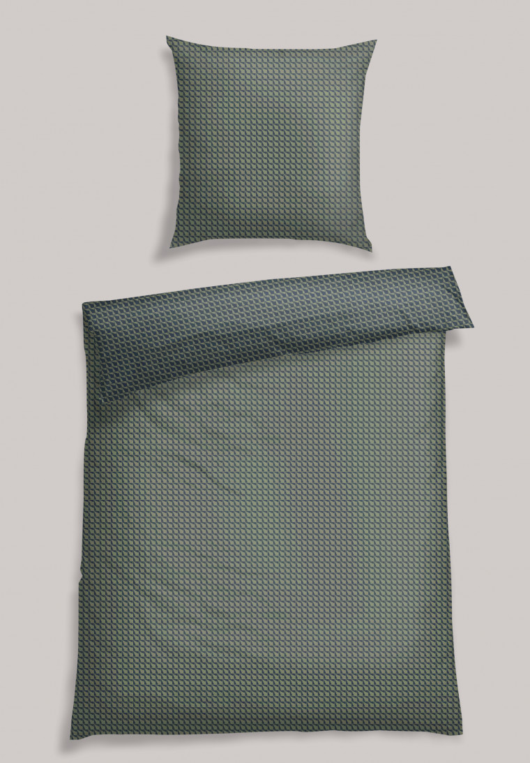 Bed linen 2-piece set renforcé jade patterned - SCHIESSER Home