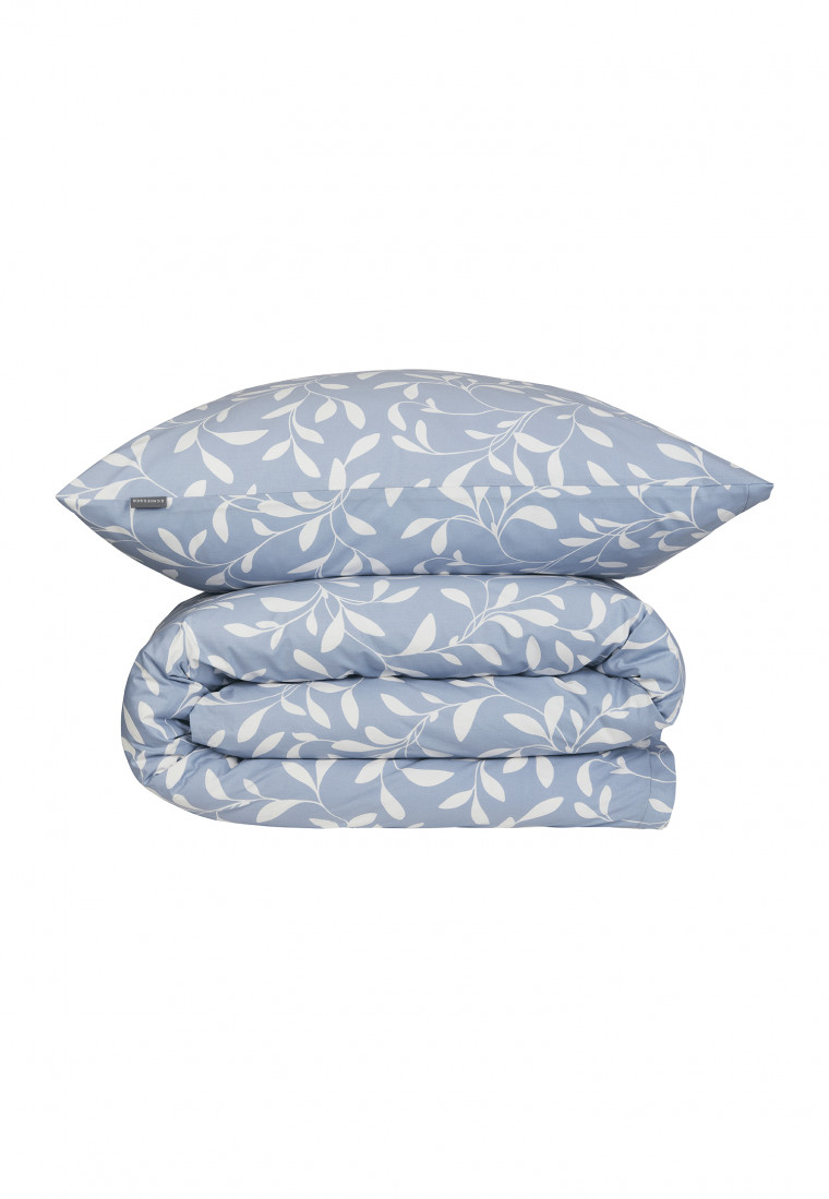 Tweedelige beddengoed Renforcé lichtblauw patroon - Schiesser Home